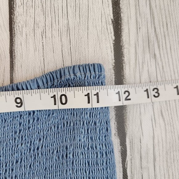 Given Kale Smocked High Low Skirt - Picture 9 of 11